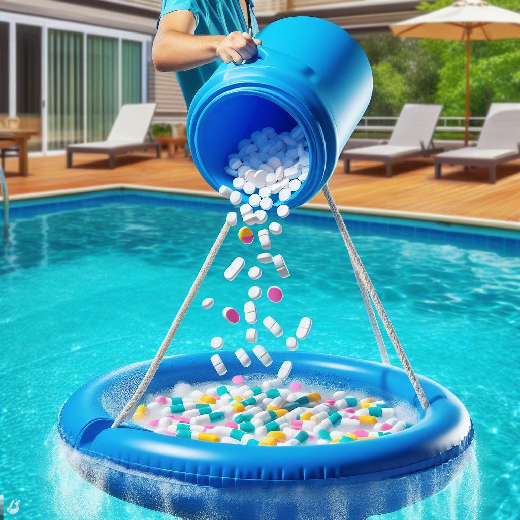 pool chlorine floater